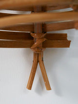 Aplique de caña de manila enrollada