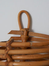 Aplique de caña de manila enrollada