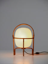 Cestita Lamp in Manila Cane