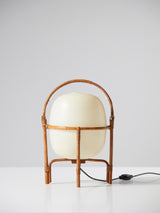 Cestita Lamp in Manila Cane