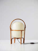 Cestita Lamp in Manila Cane