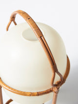 Cestita Lamp in Manila Cane