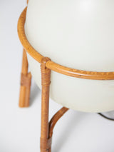 Cestita Lamp in Manila Cane