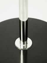 Lámpara de pie y pantalla redonda