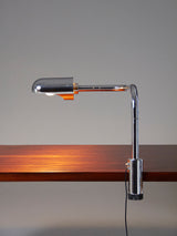 Làmpada de pinça cromada