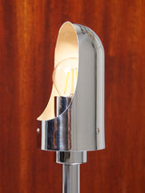 Làmpada de pinça cromada