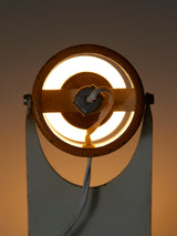 Lámpara de escritorio amarilla