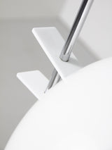 Làmpada de peu Semiesfèrica blanca