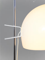 Làmpada de peu Semiesfèrica blanca