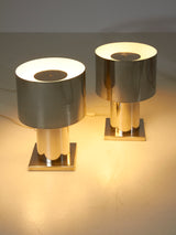 Lámpara de sobremesa cromada