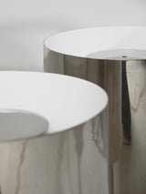 Lámpara de sobremesa cromada