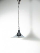 Lámpara de suspensión cromada