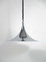 Lámpara de suspensión cromada