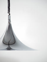 Lámpara de suspensión cromada