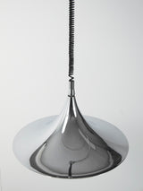 Lámpara de suspensión cromada