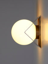 Chromed Angular Wall or Table Lamp