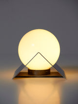 Chromed Angular Wall or Table Lamp