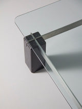 Marble, Plate and Glass Coffee Table