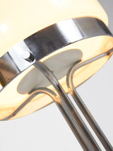 Iron and Opaline Table Lamp