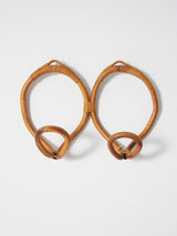 Perchero doble de caña de manila 201