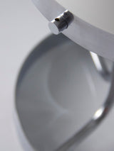 Iron and Opaline Table Lamp