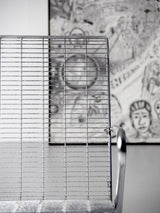 Butaca giratoria d'acer