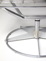 Butaca giratoria d'acer