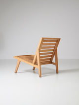 Low Beech Lounge Chairs