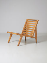 Low Beech Lounge Chairs
