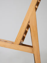 Low Beech Lounge Chairs