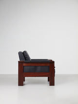 Pareja de sillones de piel