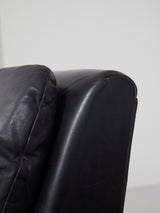 Pareja de sillones de piel