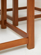 Pine and Fabric Stool