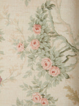 Pine and Fabric Stool