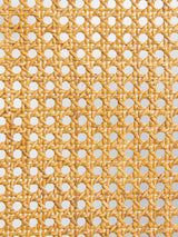 Pareja de sillas de madera de ukola y ratán