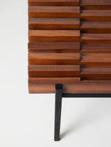 Banco de madera y hierro