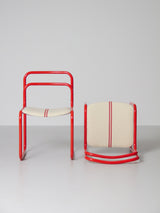 Pair of Tubular Chairs mod. 61