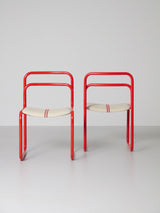 Pair of Tubular Chairs mod. 61