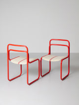 Pair of Tubular Chairs mod. 61