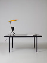 Làmpada de sobretaula francesa amb detalls en llautó