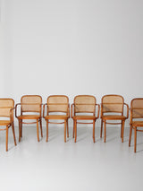 Juego de seis sillas estilo Thonet mod. 811