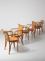 Juego de seis sillas estilo Thonet mod. 811