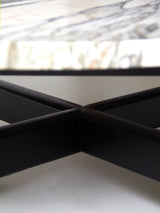Marble and Wood Coffee Table