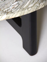 Marble and Wood Coffee Table