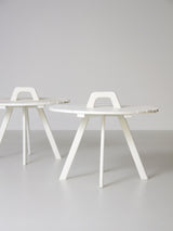 Pareja de mesas auxiliares