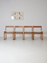 Set of four Oak Chairs