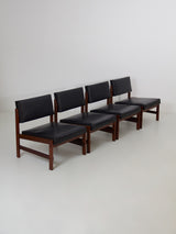 Sillones de palisandro y skay