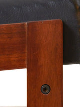 Sillones de palisandro y skay