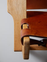 Sillón de roble y cuero