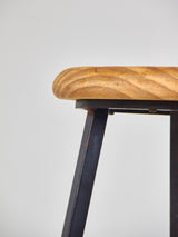 Iron and Beech Stool